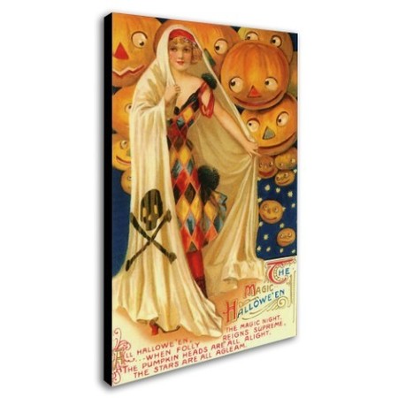 Trademark Fine Art Vintage Apple Collection 'Halloween Beauty Pumpkins' Canvas Art, 12x19 ALI6305-C1219GG